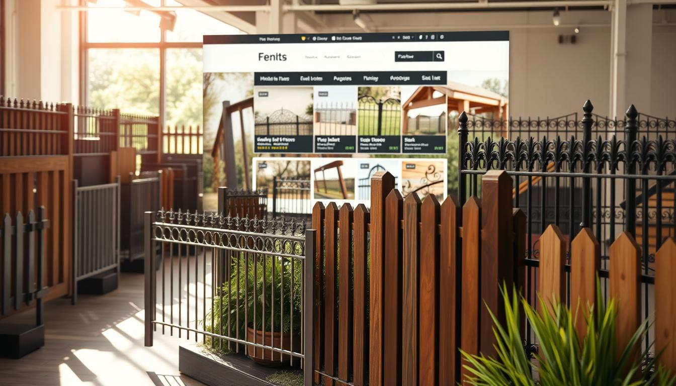 Onlineshop für Zaunanlagen mit verschiedenen Zaunmodellen