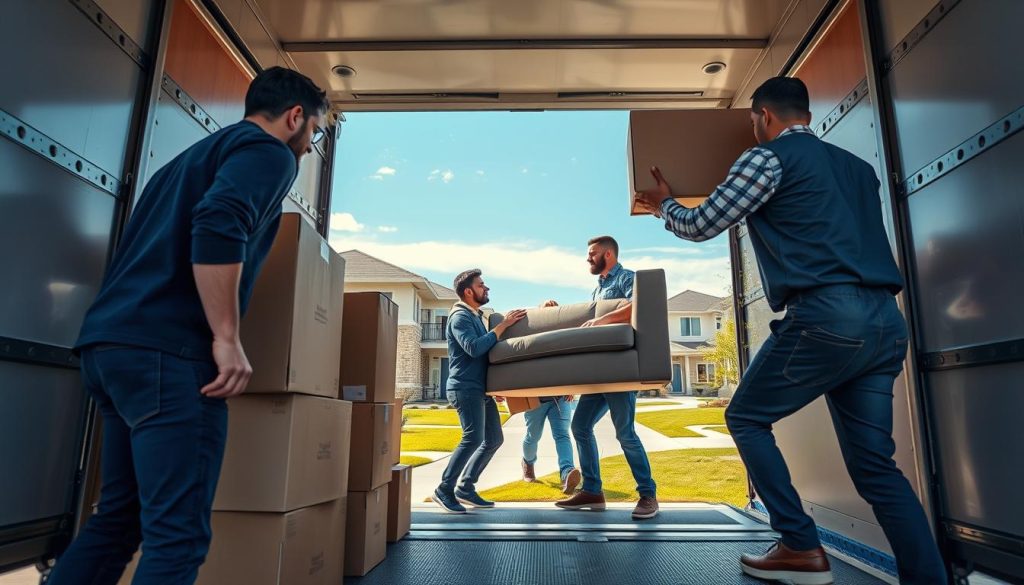 professioneller Umzug mit Umzugshelfer professioneller Umzug mit Umzugshelfer