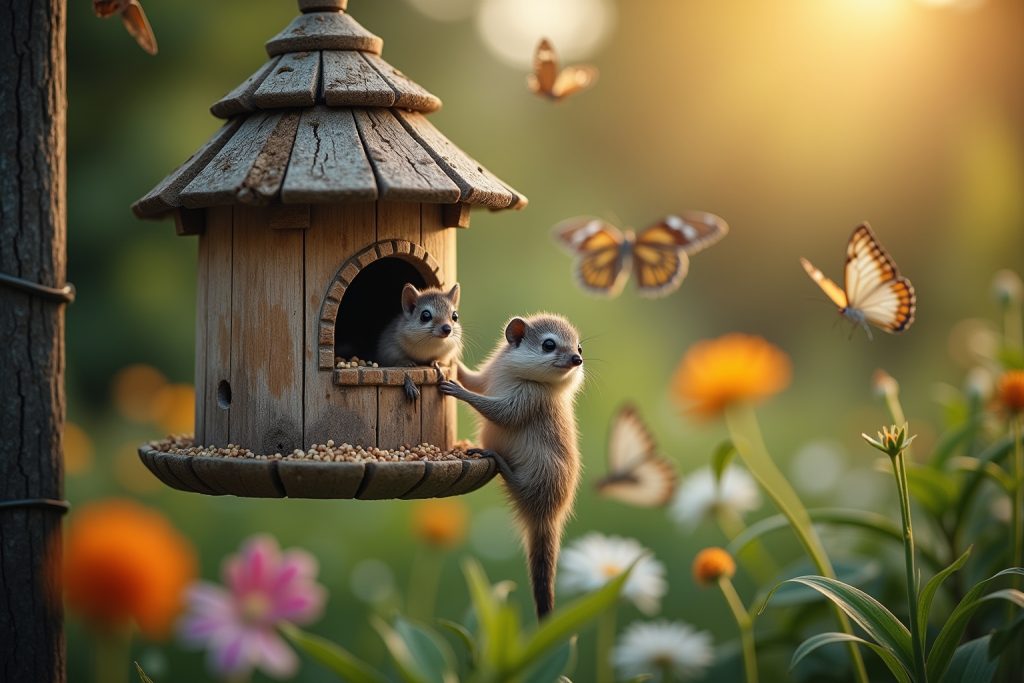 Tiere im Garten artgerecht füttern: Ein Ratgeber