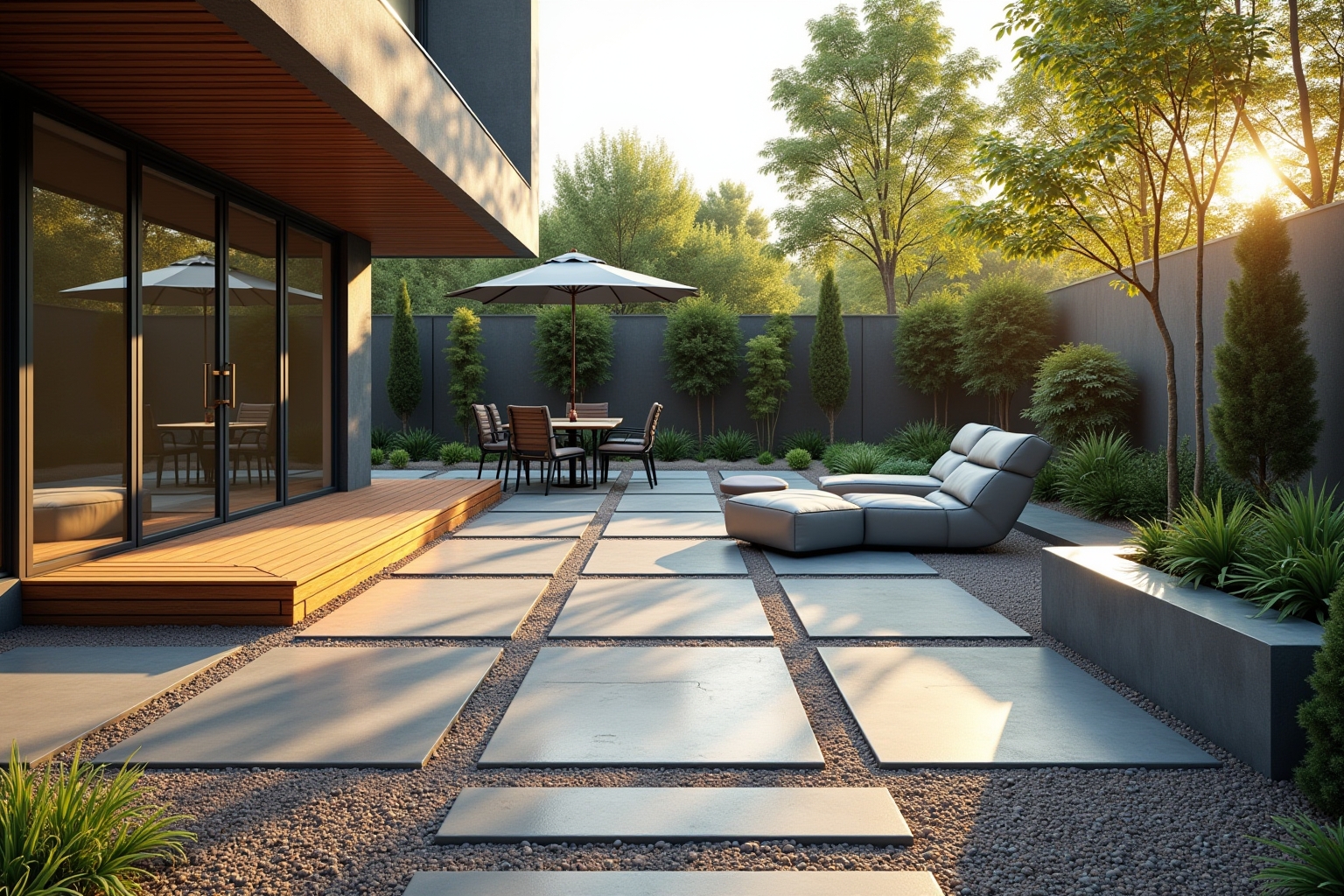 Gartenboden: Materialwahl für die perfekte Terrasse