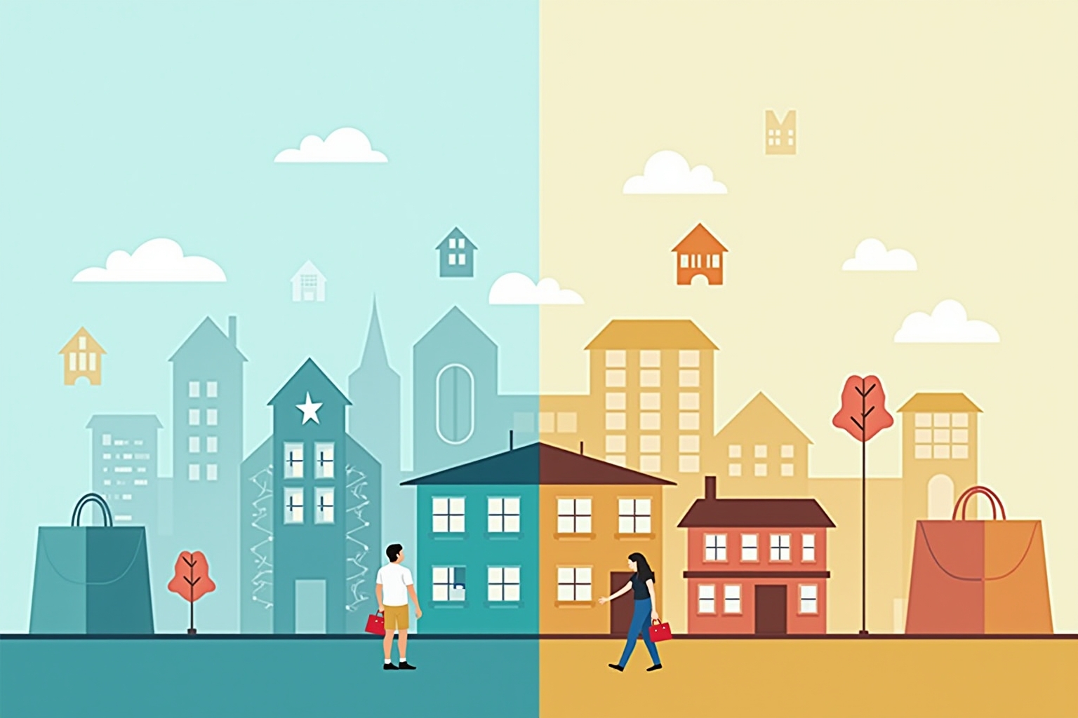 Konsumtrends und Immobilienmärkte im Vergleich